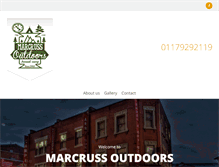 Tablet Screenshot of marcrussoutdoors.com